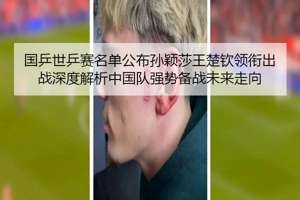 国乒世乒赛名单公布孙颖莎王楚钦领衔出战深度解析中国队强势备战未来走向